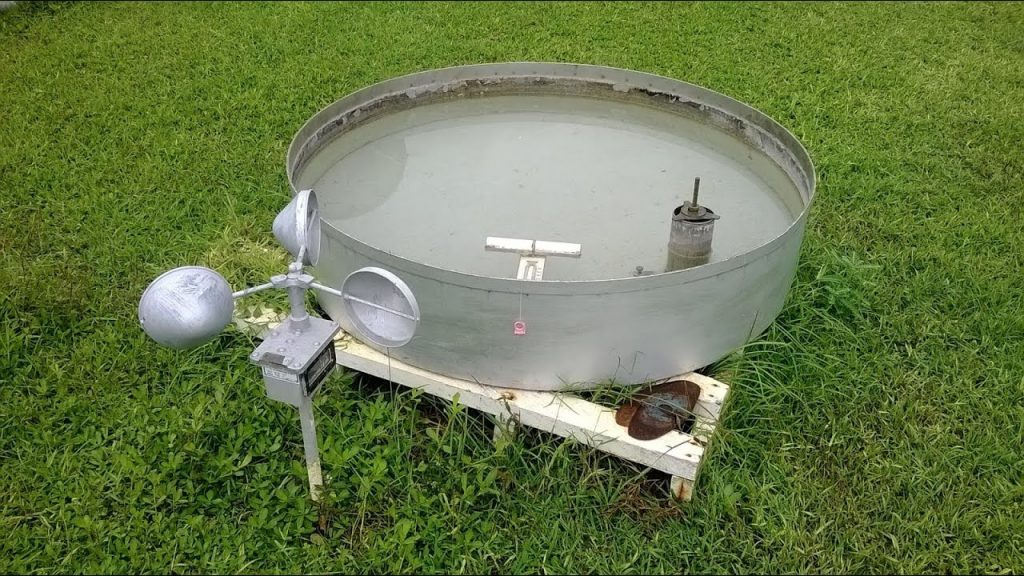 Εξατμισήμετρο pan Μέτρηση εξατμισοδιαπνοής καλλιέργειας αναφοράς (PET0)